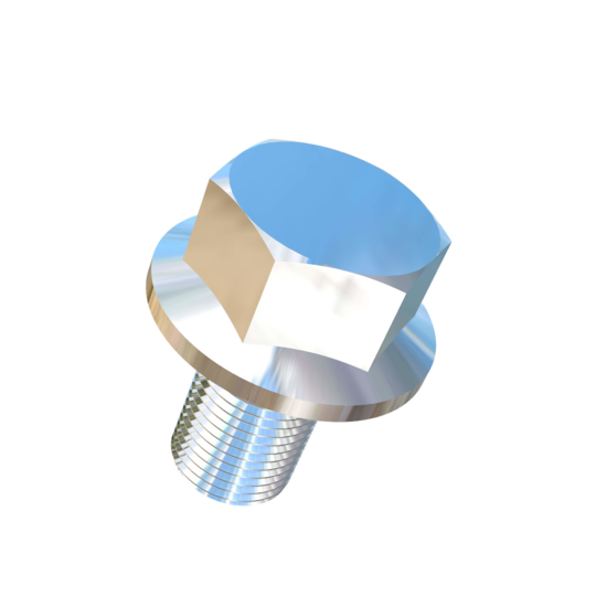 Titanium 5/8-18 X 1 UNF Allied Titanium Hex Head Flange Bolt (No Dimple)